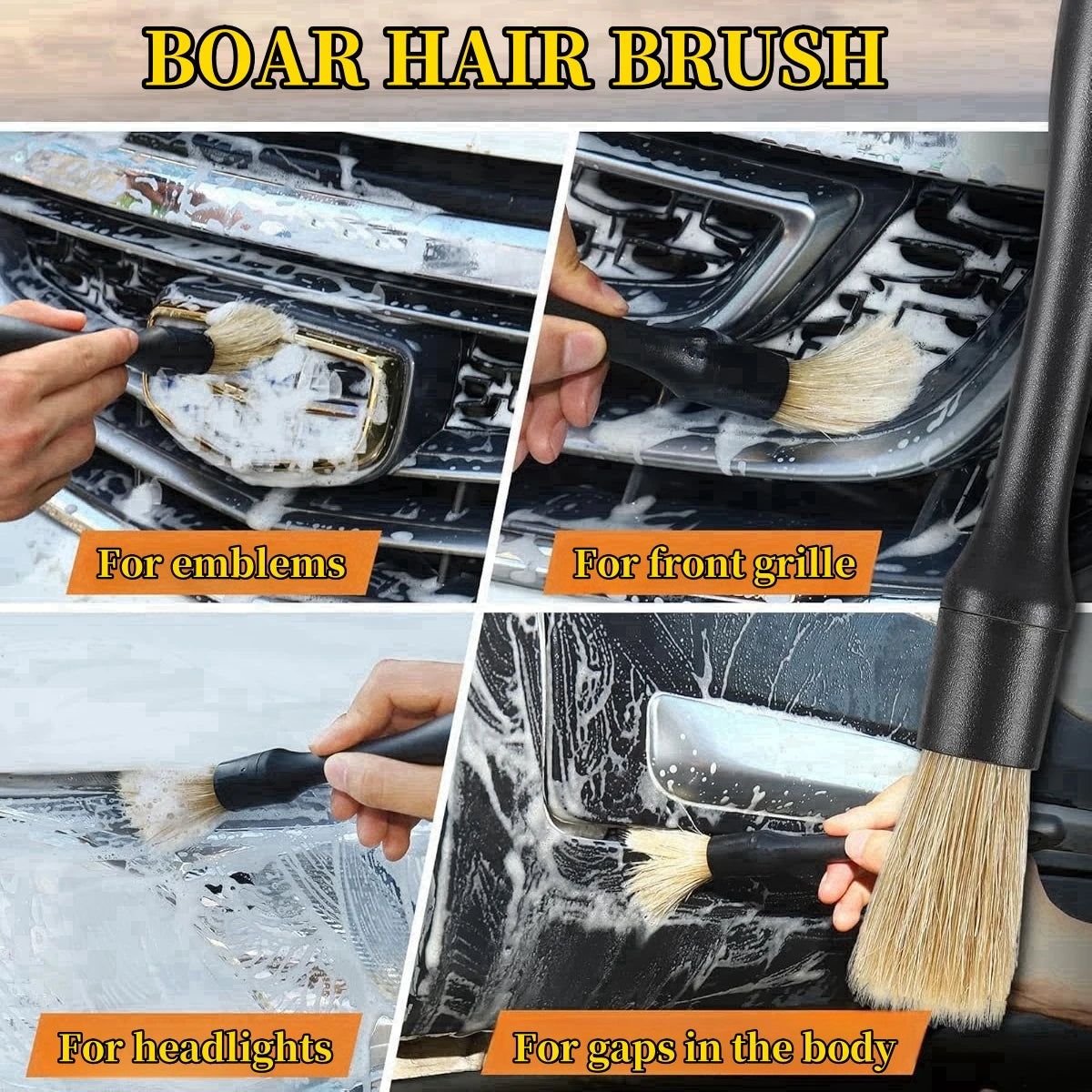 Premium Car Detailing Brush Set™