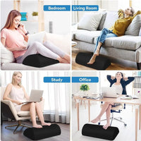 Comfort Foot Rest under Desk All-Day Pain Relief & Leg Support Stool under Desk Foot Rest Ergonomic for Home Office Work, Gaming
