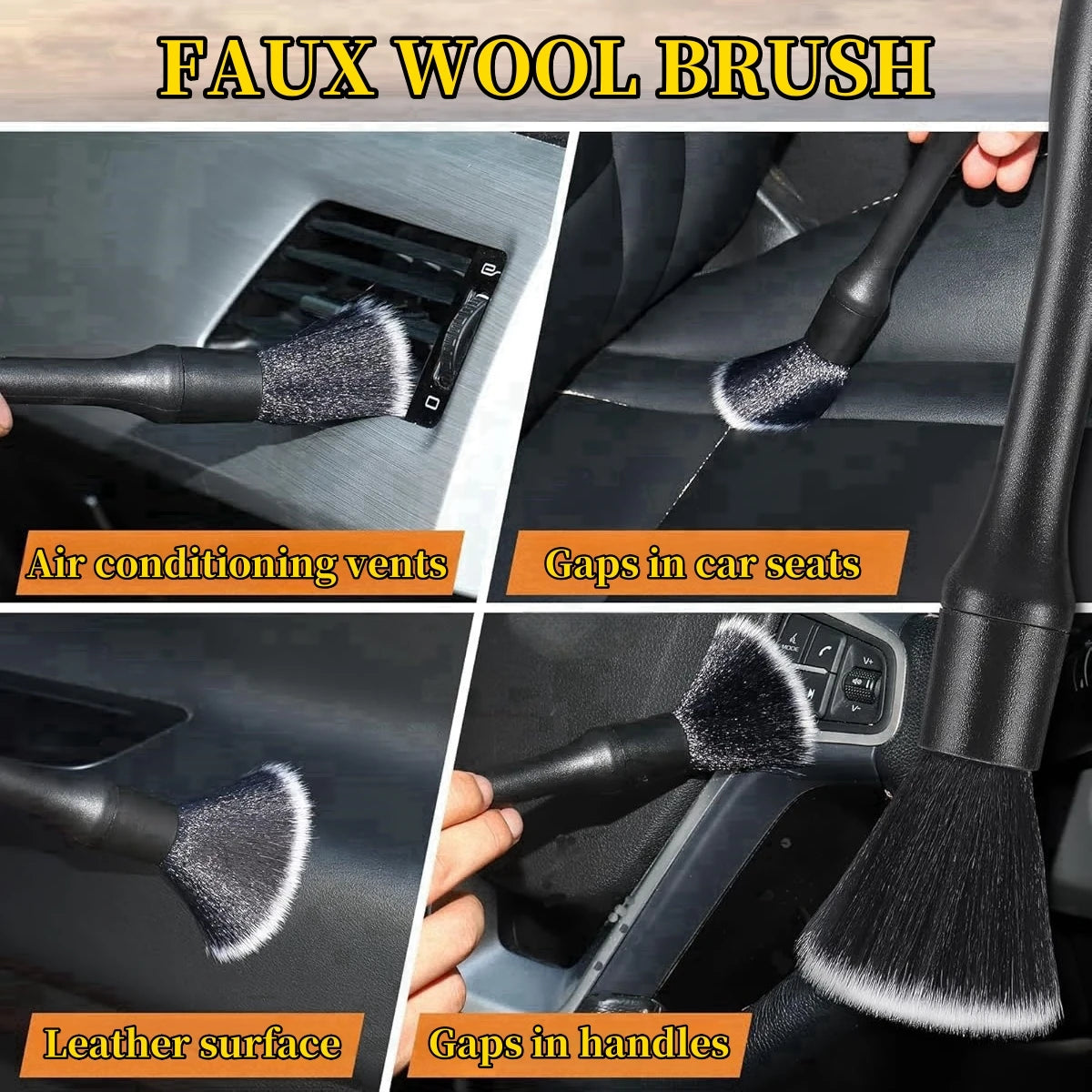 Premium Car Detailing Brush Set™