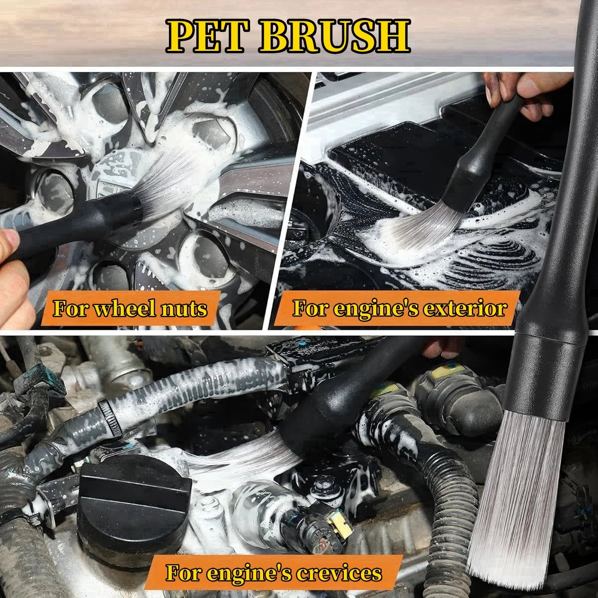 Premium Car Detailing Brush Set™